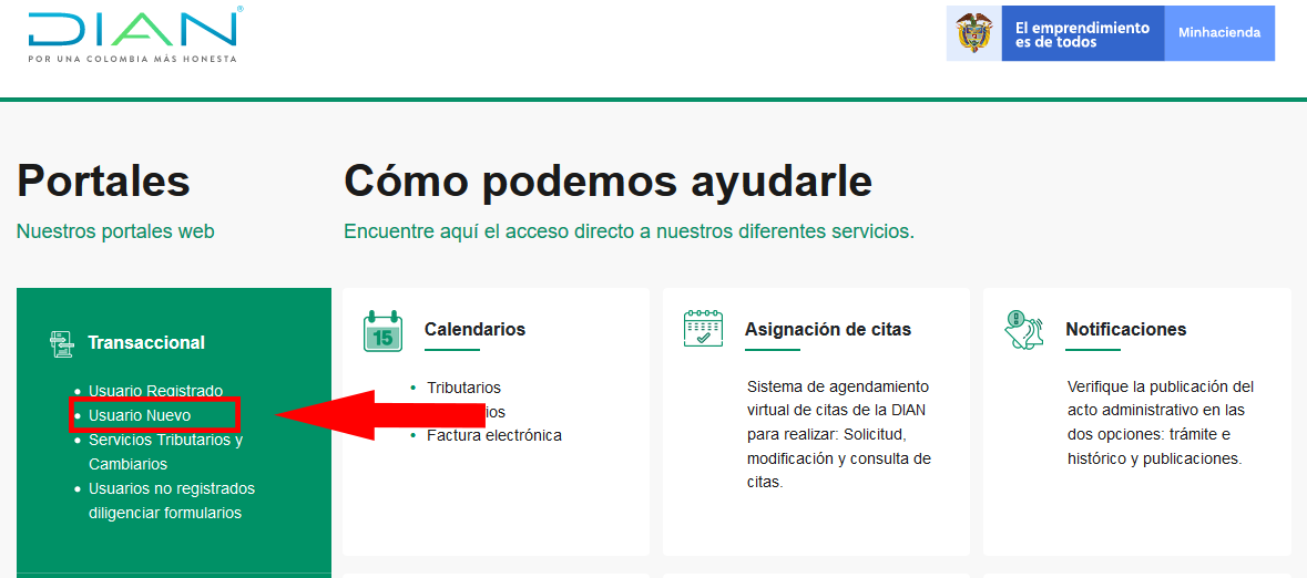 DIAN Muisca: Cómo registrarse y acceder 1