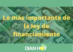 ley de financiamiento