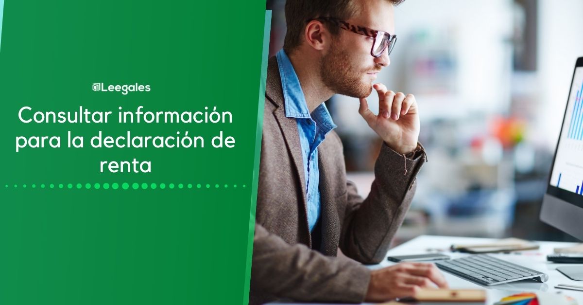 información para la declaración de renta