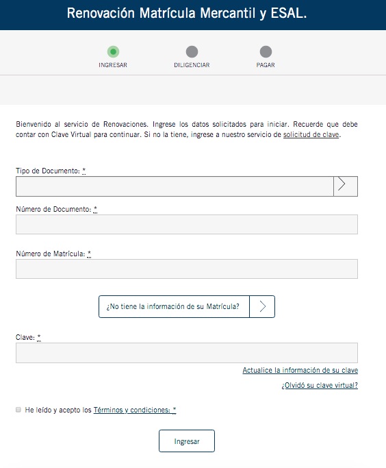 Registro Mercantil (RM): Renovación y consulta 4