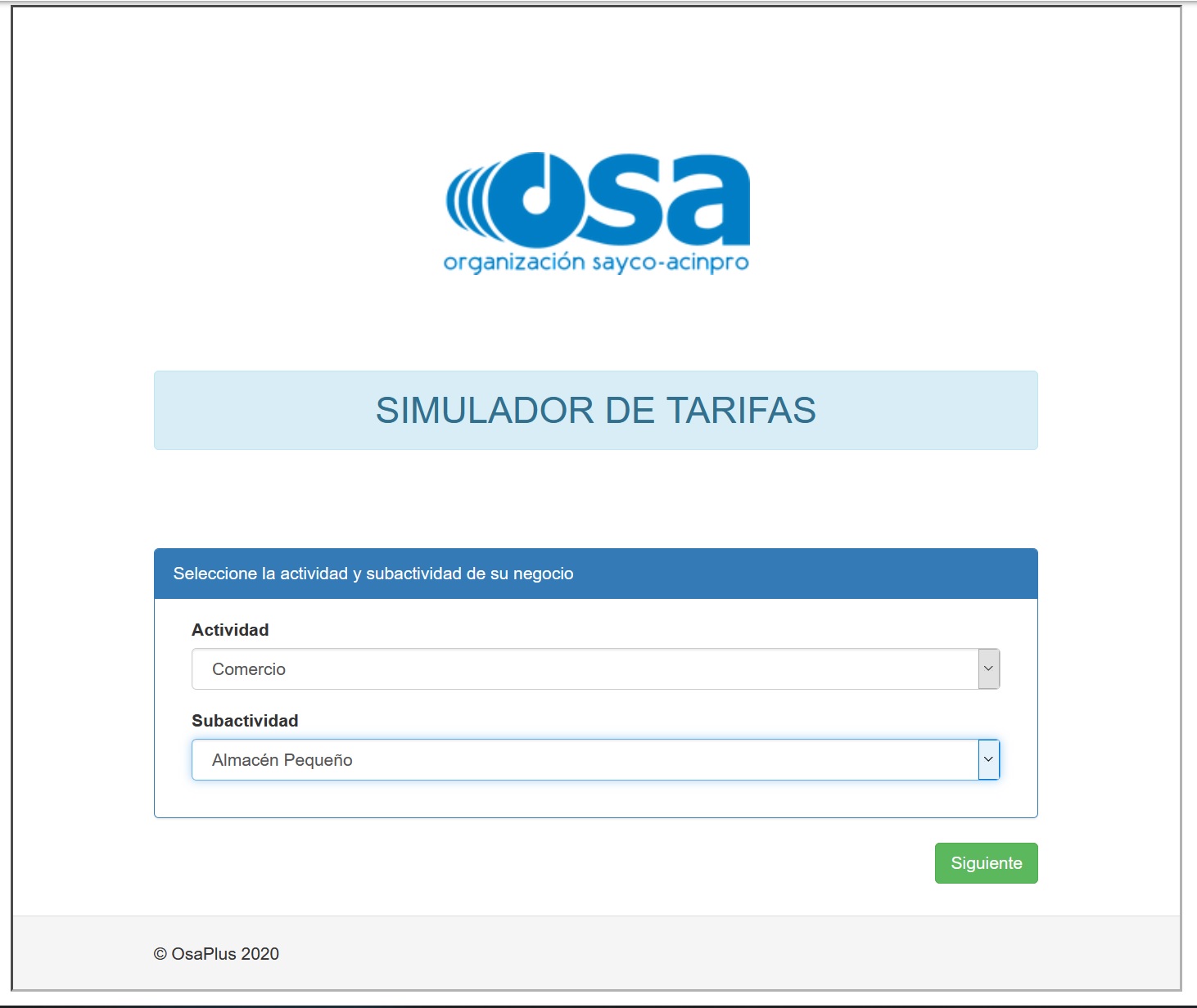 certificado de sayco y acinpro