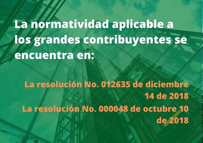grandes contribuyentes
