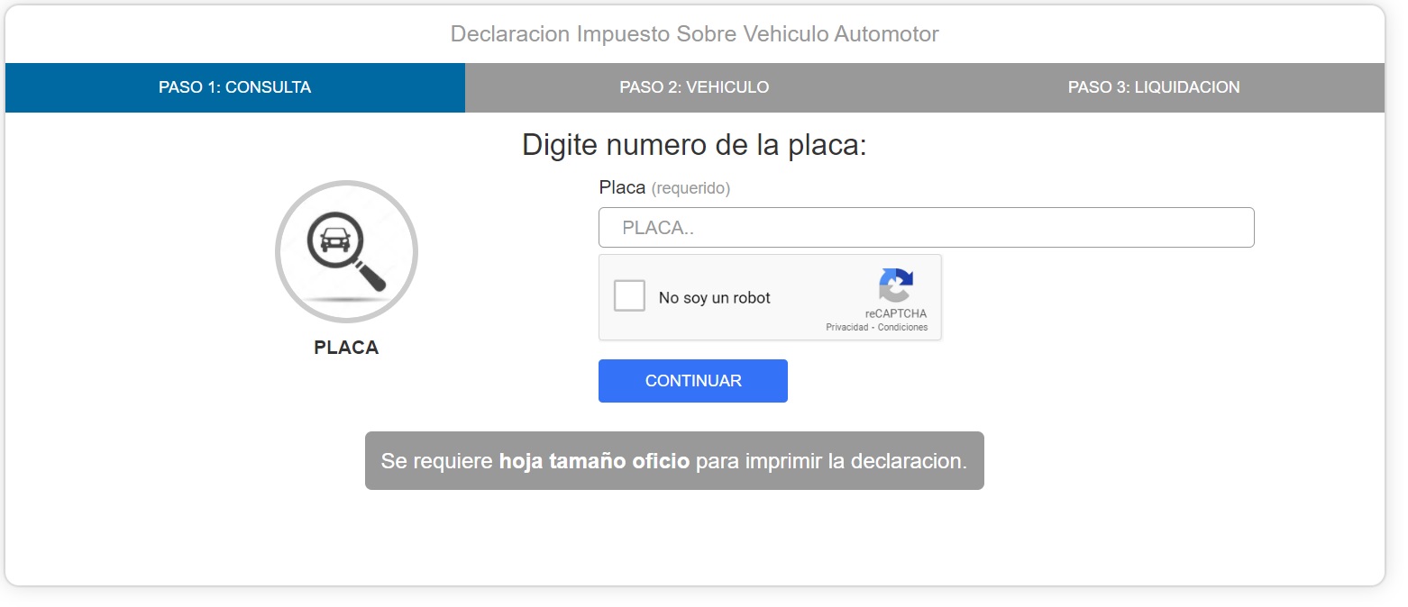 impuesto vehicular de Atlántico