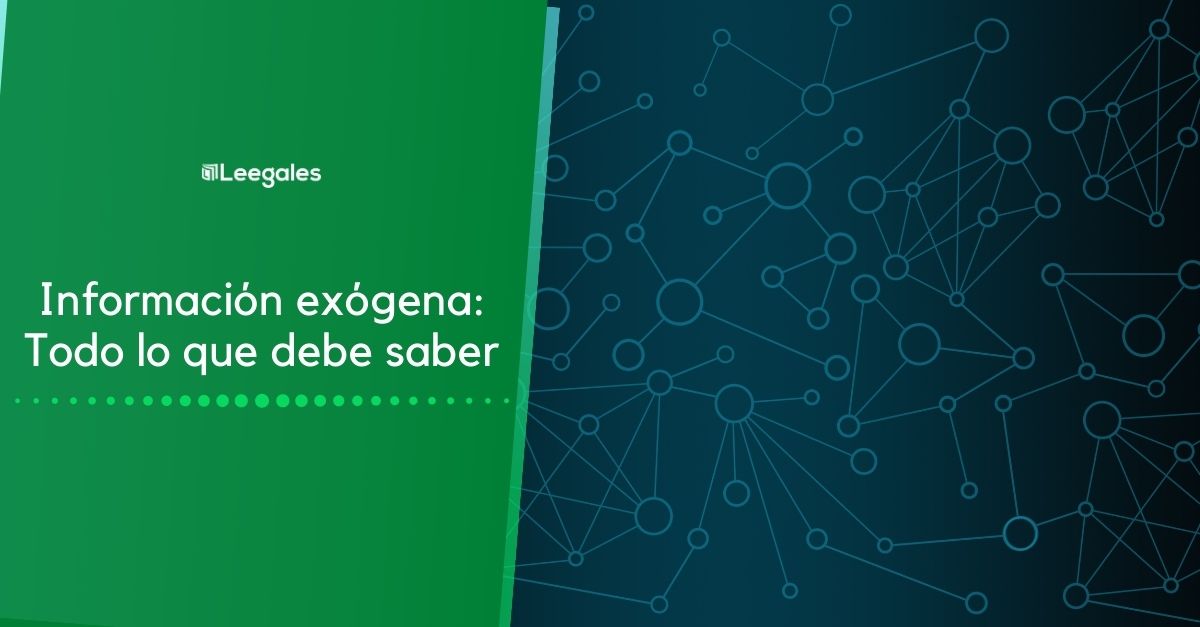 Guía para la presentación de la información exógena 1