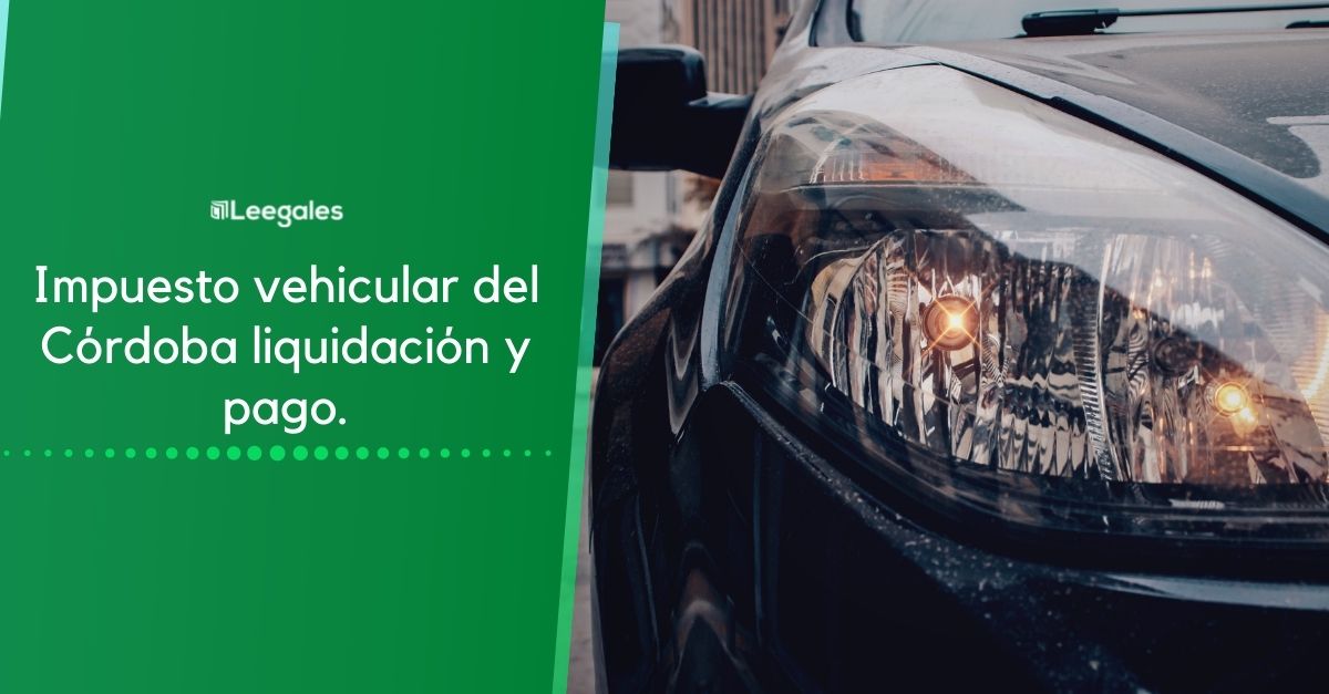 impuesto de vehiculos en cordoba