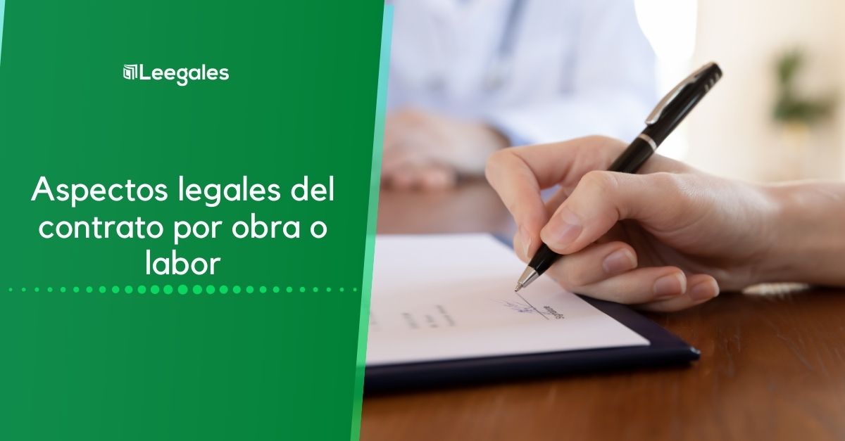 contrato por obra o labor