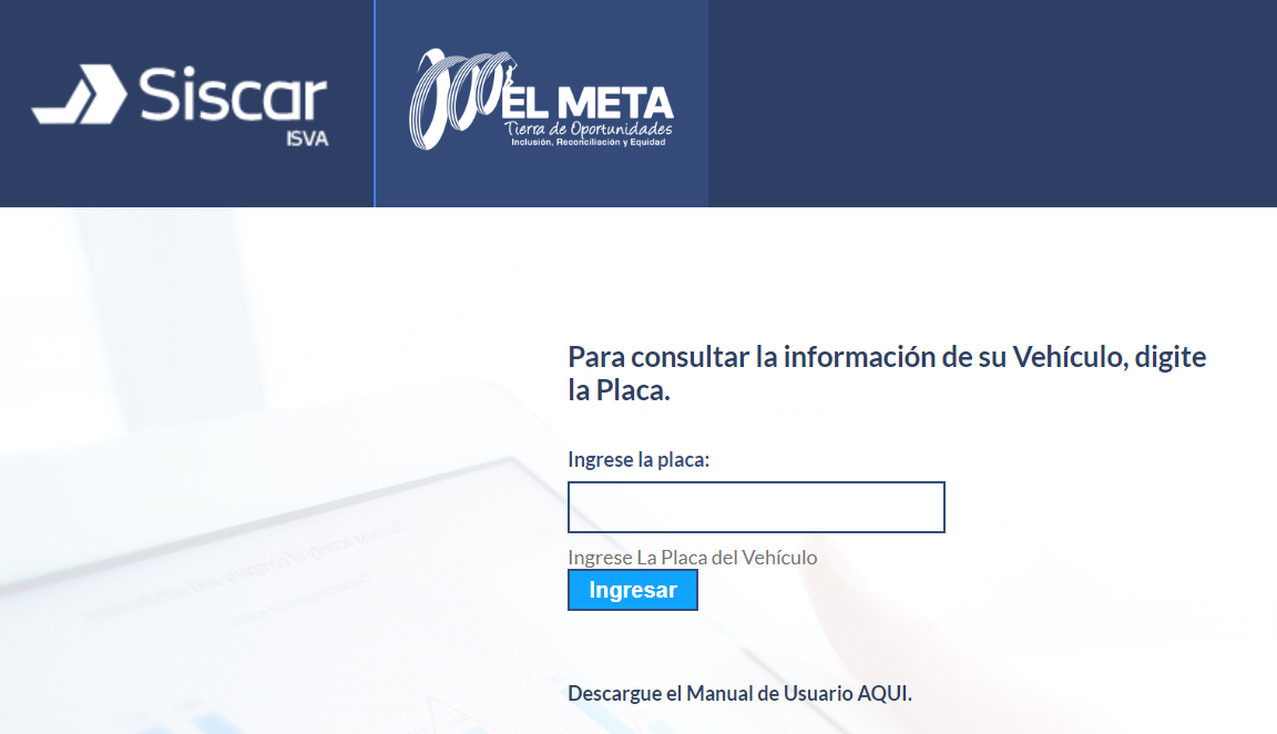 impuesto vehicular en meta