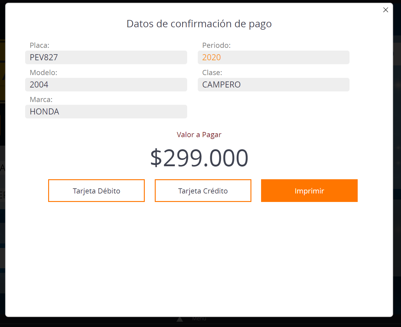 pagar el impuesto vehicular de risaralda