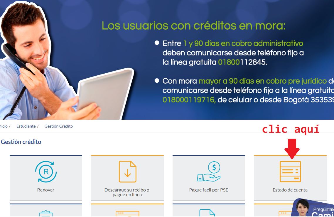 estado de cuenta icetex