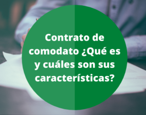 contrato de comodato