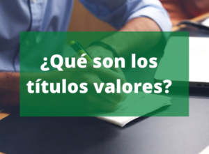títulos valores