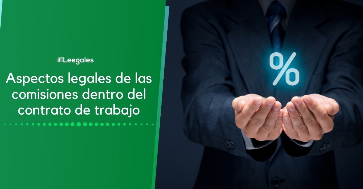 comisiones en el contrato de trabajo