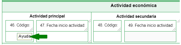 actualizar actividad económica rut