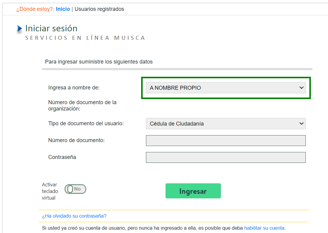 actualizar actividad económica rut