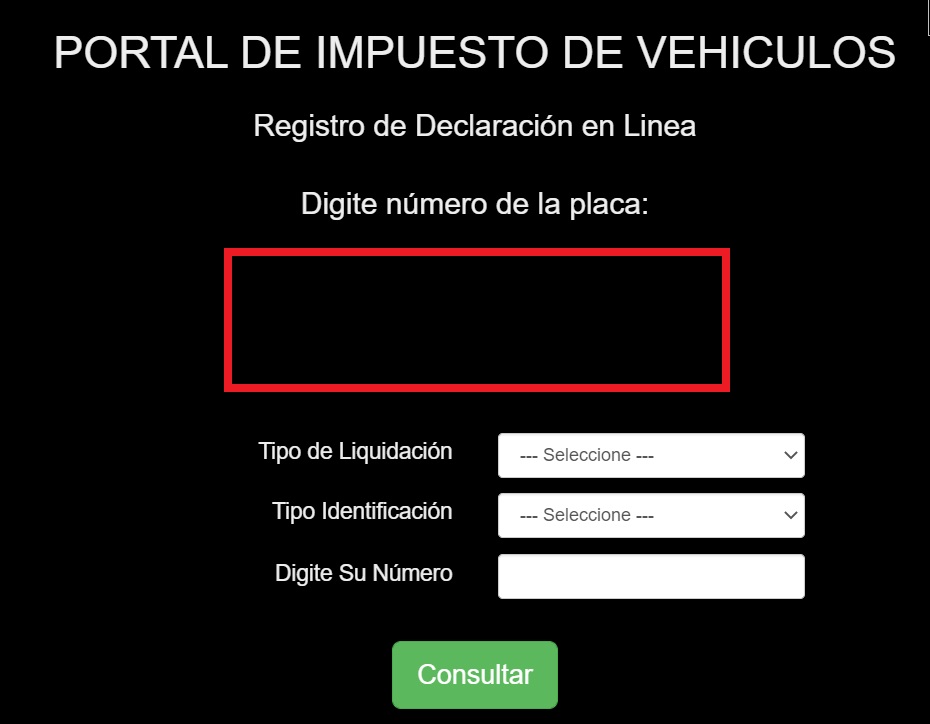 impuesto vehicular huila neiva