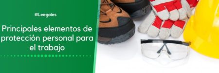 Elementos de protección personal obligatorios