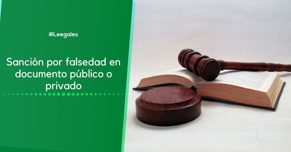 falsedad en documento público o privado