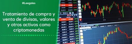 Tratamiento de compra y venta de divisas y criptomonedas