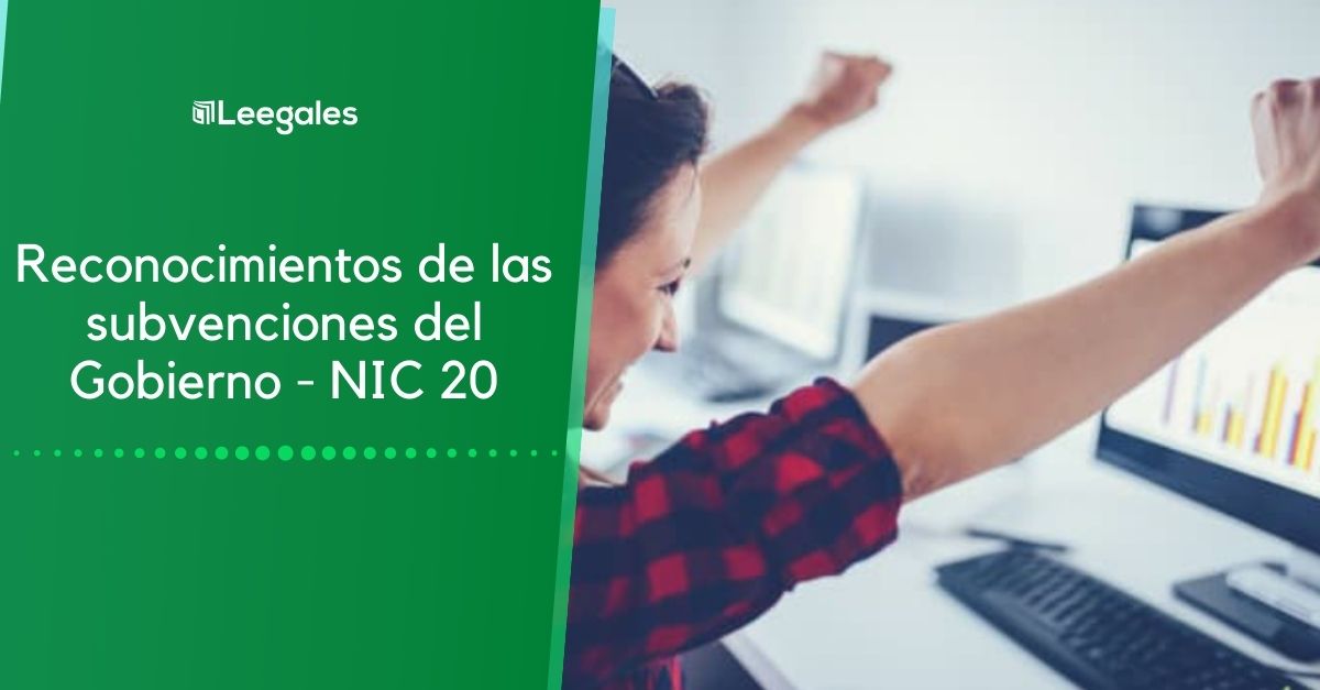 Reconocimientos de las subvenciones del Gobierno