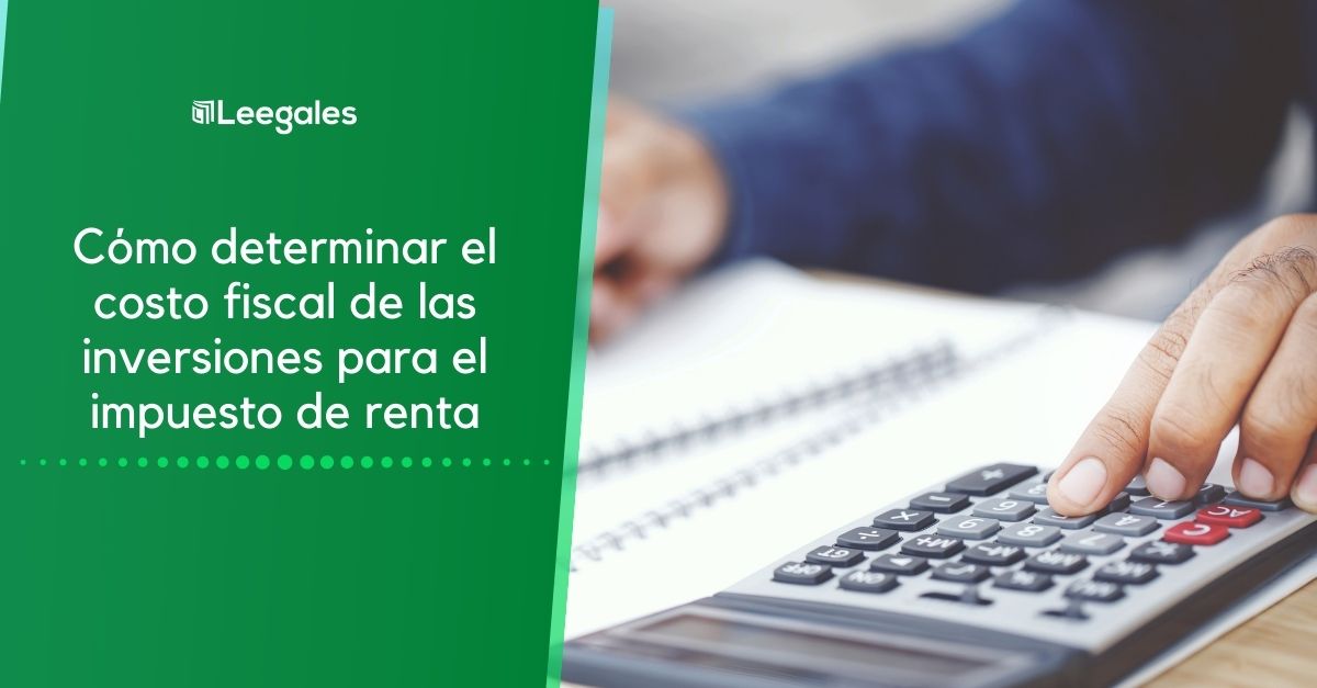 costo fiscal de las inversiones