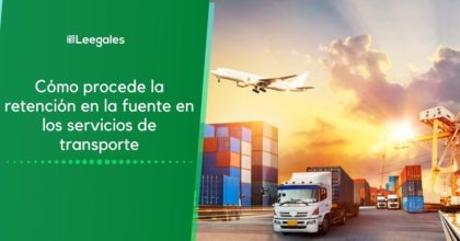 Retención en la fuente en el servicio de transporte